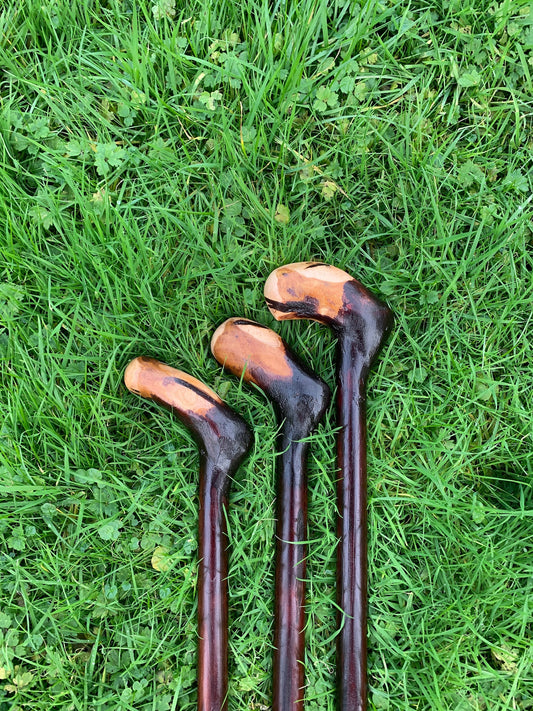 Irish Blackthorn Walking Stick | Shillelagh Cane | Wood Hiking Cane | Natural Handmade | Trekking Pole | Outdoors | Made In Ireland | Gift