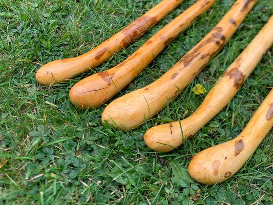 Irish Hazel Walking Stick | 36 Inches | Wood Hiking Cane | Natural Handmade | Trekking Pole | Outdoors | Made In Ireland | Gift