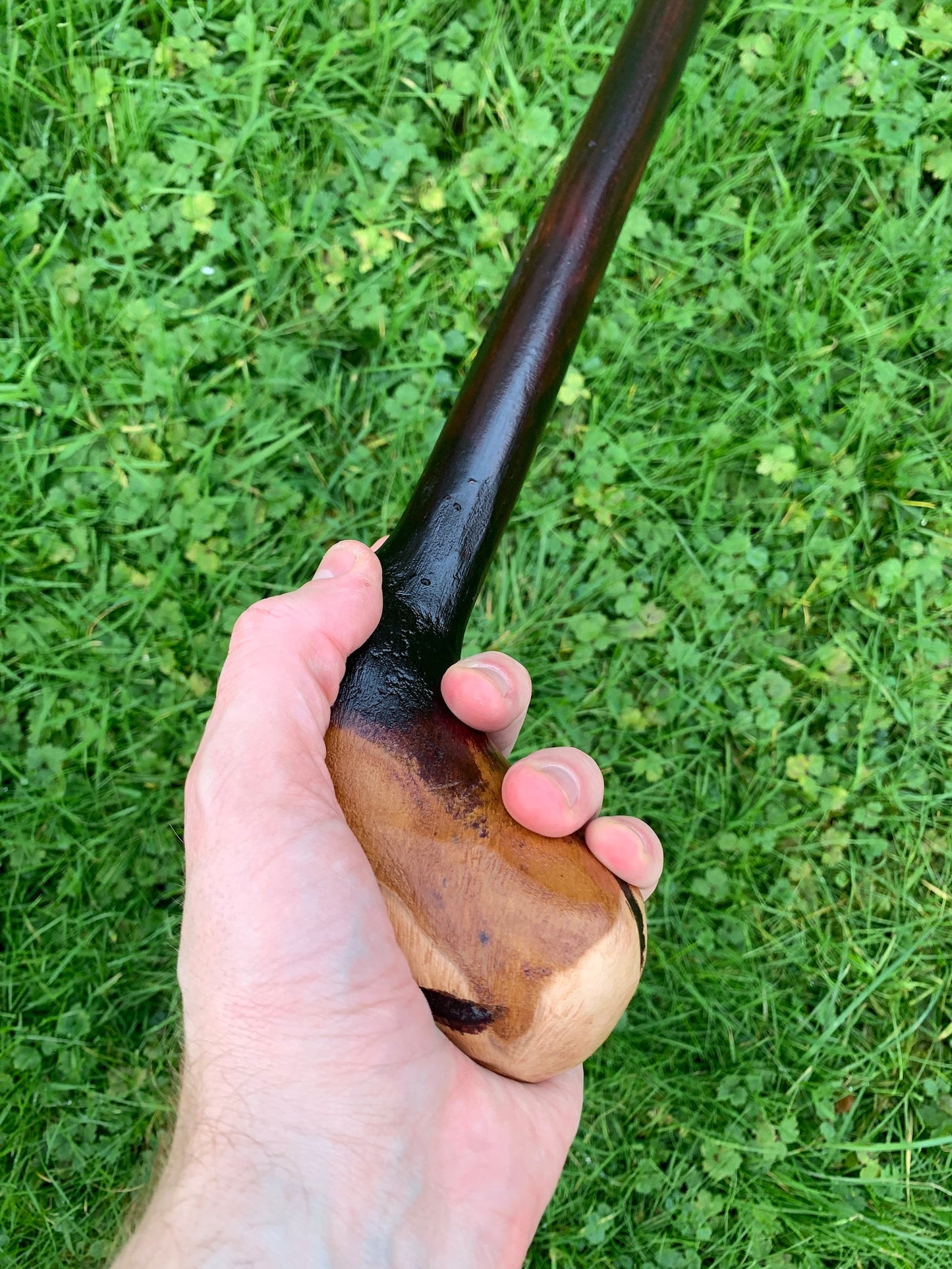 Irish Blackthorn Walking Stick | Shillelagh Cane | Wood Hiking Cane | Natural Handmade | Trekking Pole | Outdoors | Made In Ireland | Gift